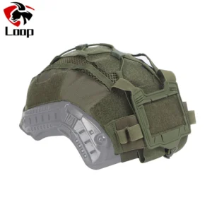 Tactical Helmet Cover Set for Maritime Helmet, NVG Battery Pouch, Hunting Hybrid Mesh Cover for Bump & Ballistic Helmets 1